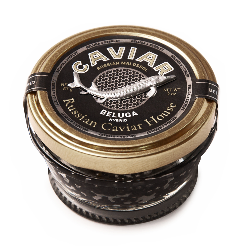 Caspian Beluga Caviar (traditional) 100 g, glass jar